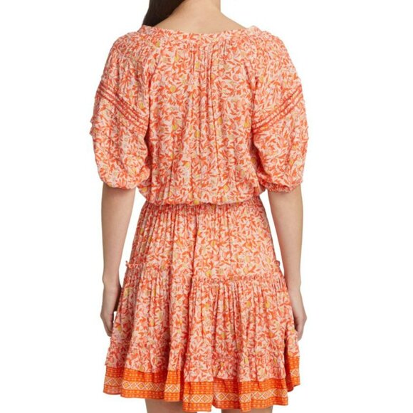 Poupette St Barth Bona Lemon Print Mini Dress - Picture 2 of 13